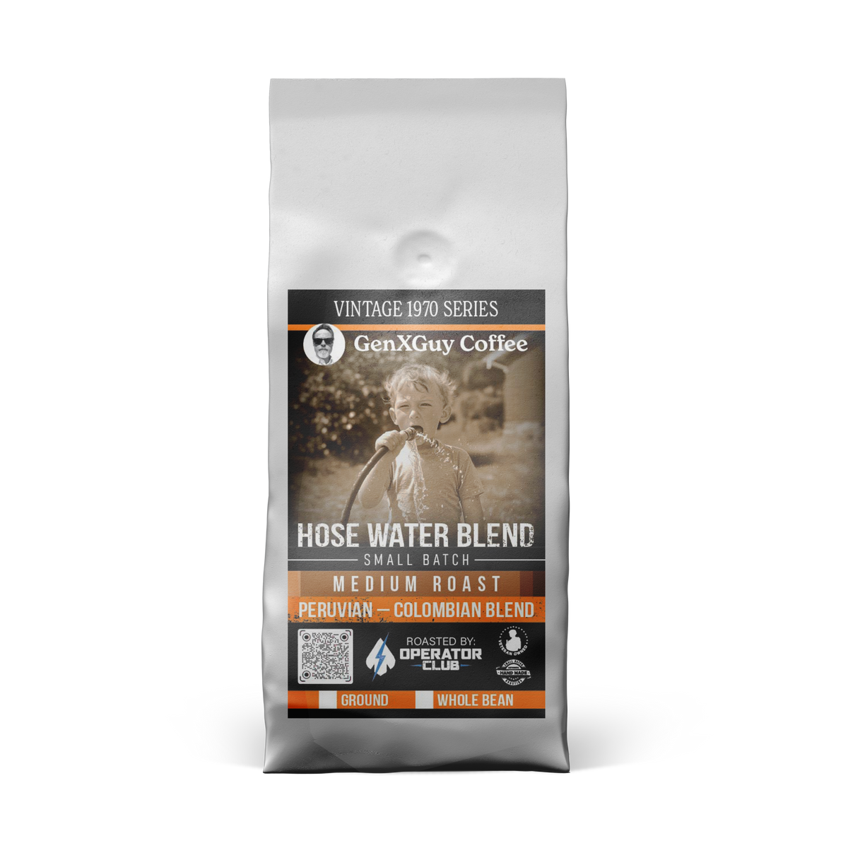 Hose Water medium roast coffee bag alternate view — Operator Coffee