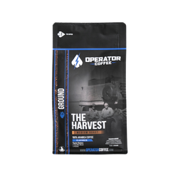 front label ground the harvest operator coffee 