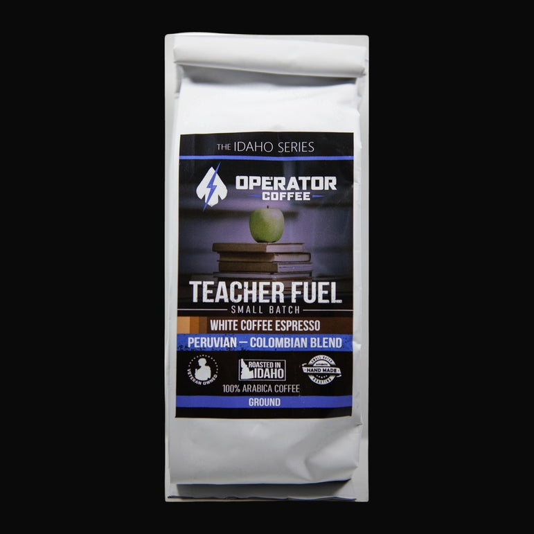 Teacher Fuel - White Coffee Espresso - Idaho Series