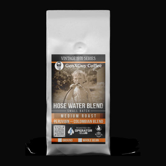 Hose Water medium roast coffee bag front view — Operator Coffee
