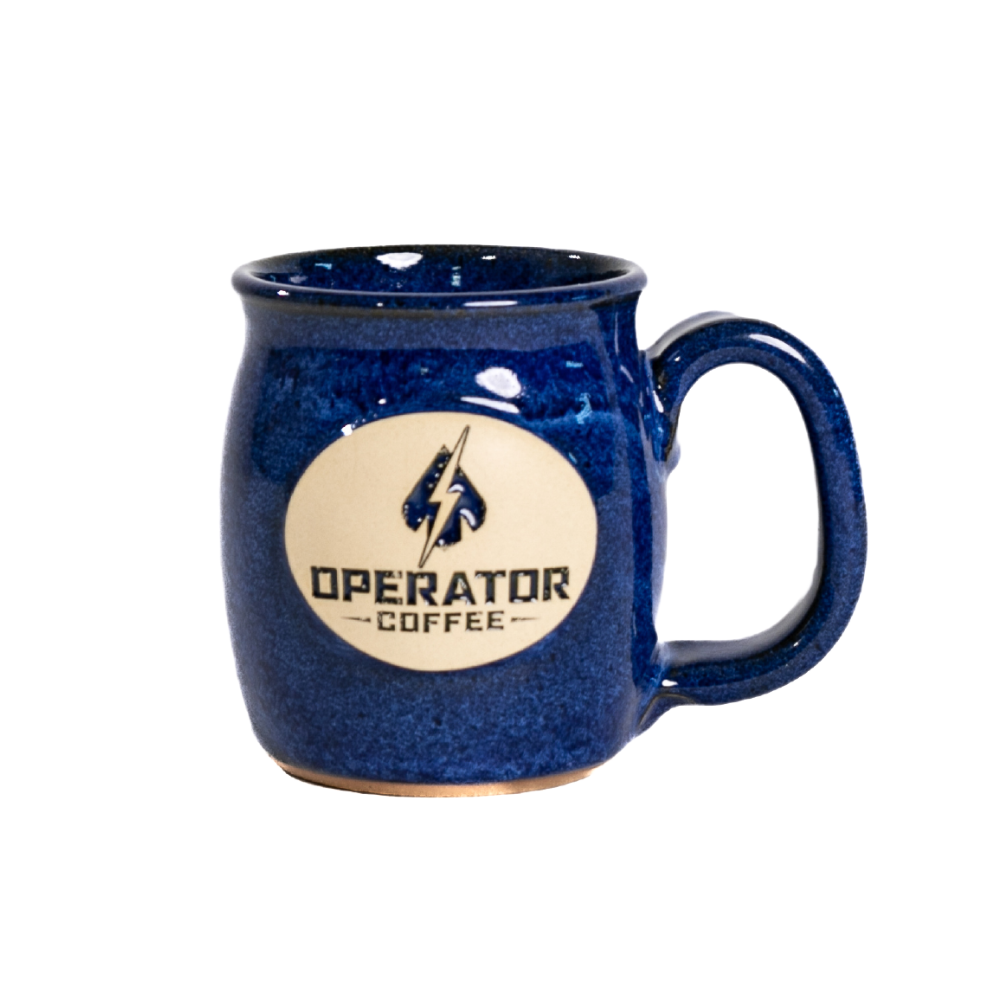The OC Java Ceramic Mug - Electric Blue