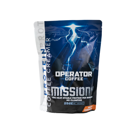 Operator Mission HP Protein Coffee Creamer – Salted Carmel